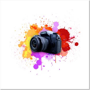 Lumix camera with spray paint Posters and Art